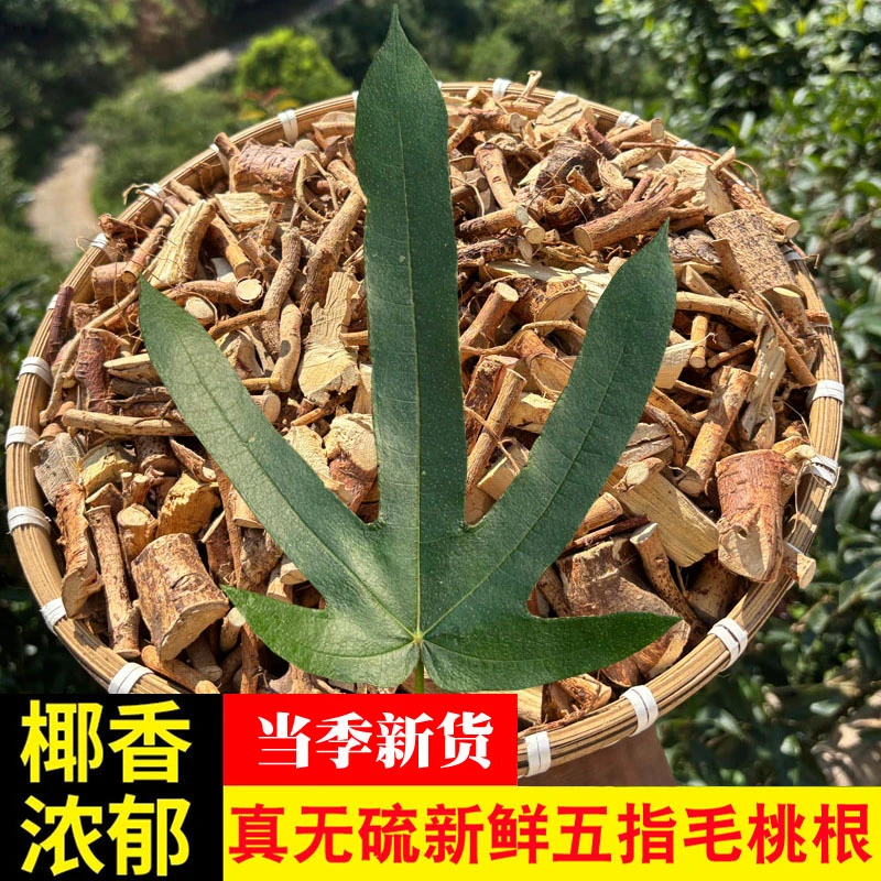 正宗小叶五指毛桃根干货整棵剪切无硫适合煲汤煮水泡酒料250/500g