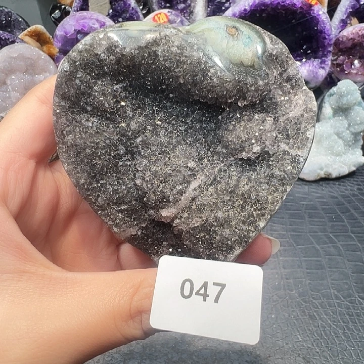 紫晶珠宝半成品未镶嵌