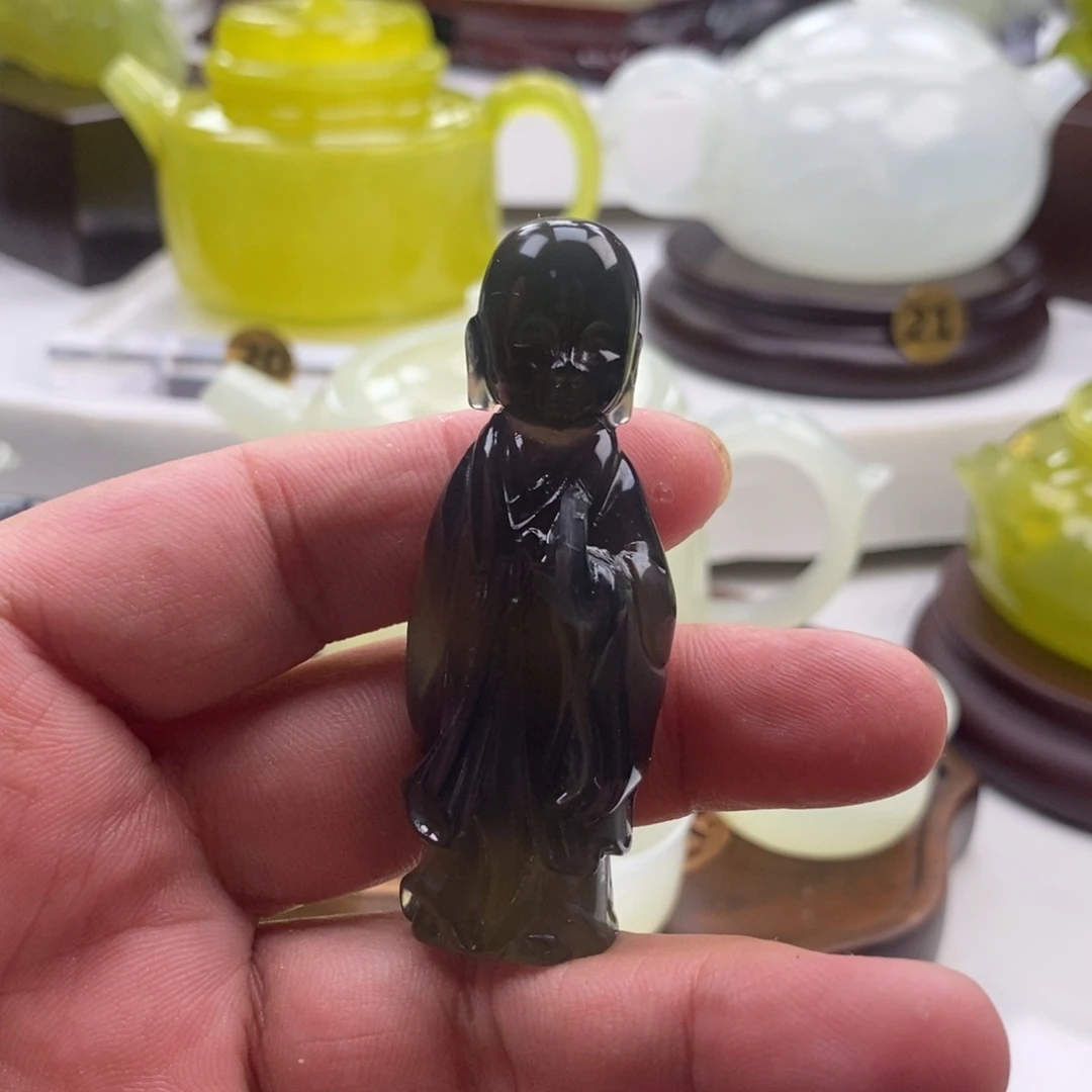 岫玉未镶嵌四大名玉摆件