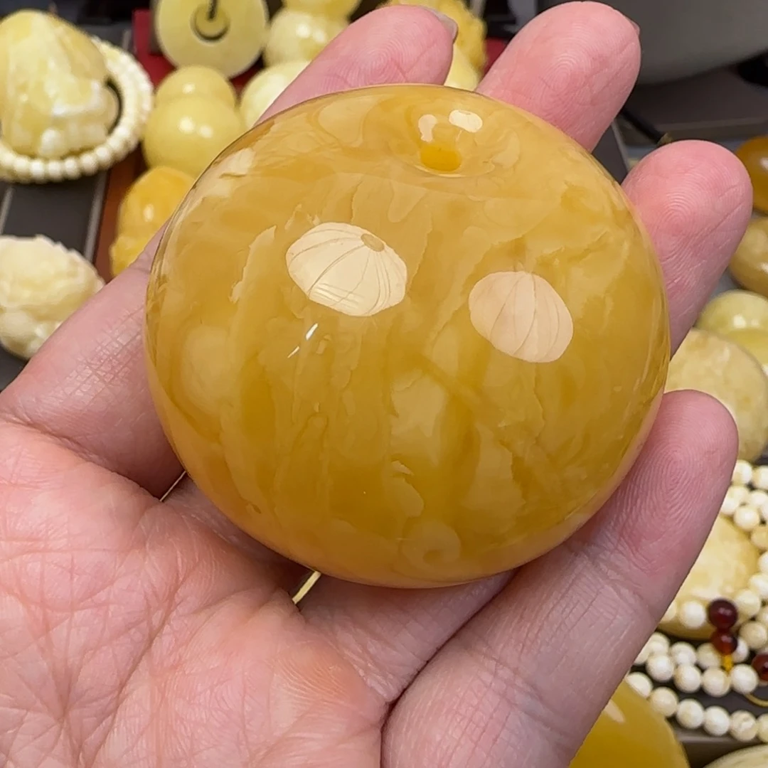 蜜蜡颈饰未镶嵌天然蜜蜡