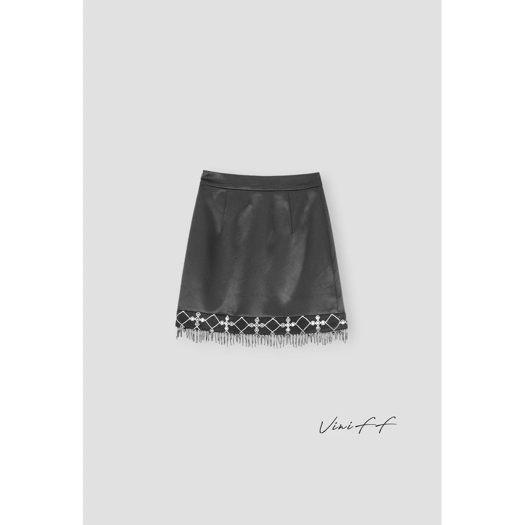 ViniFF薇妮｜2025S/S 早春新款 时尚半身裙WA5CS018