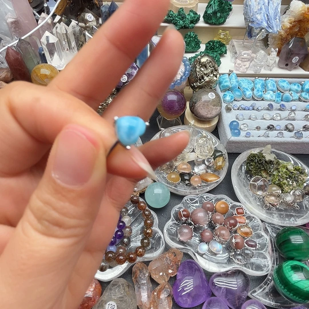 水晶银S925镶嵌珠宝半成品