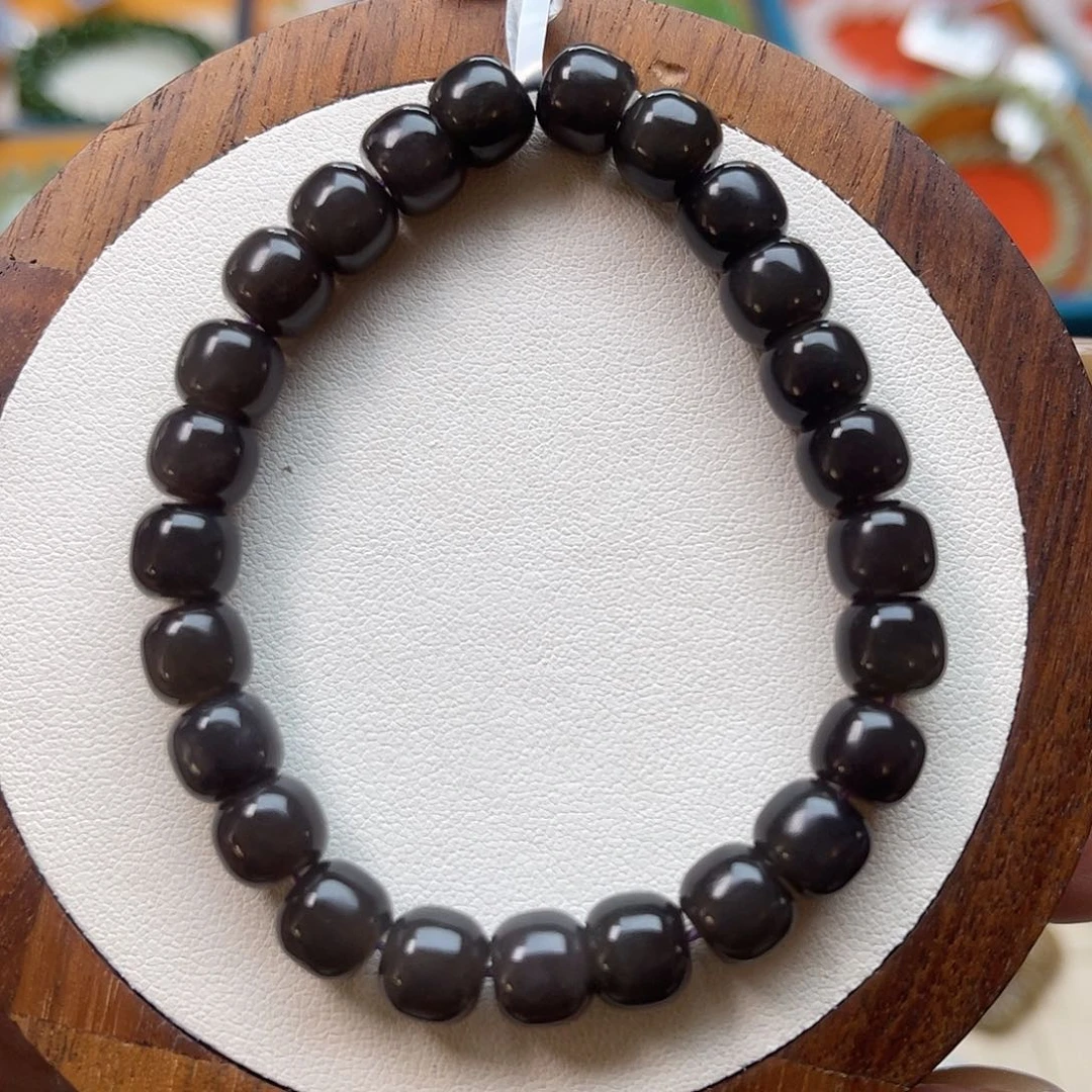 和田玉未镶嵌手串A58卡8