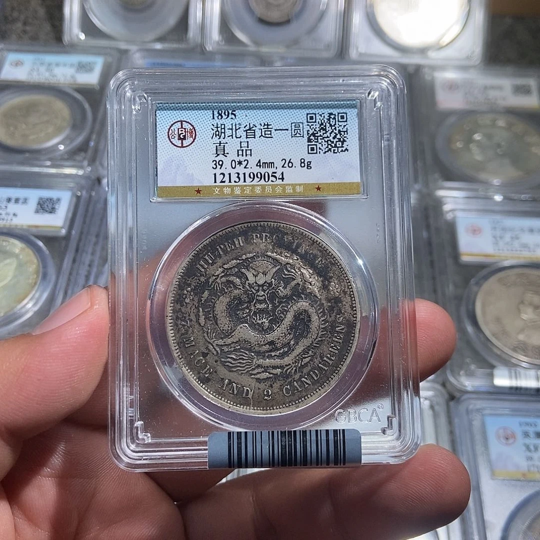 浦***哥银大头湖北龙一枚9054