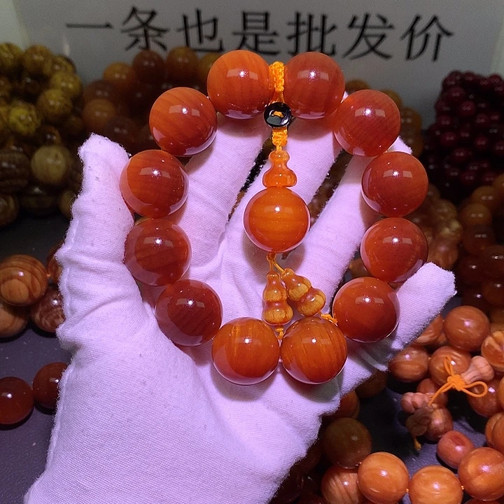 松木（琥珀木）手串/手链2.1 包浆高货