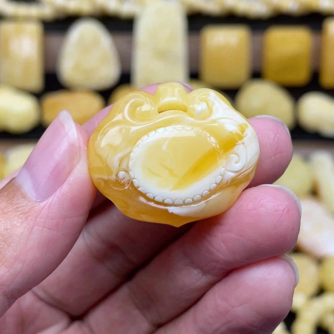 琥珀未镶嵌裸石琥珀蜜蜡