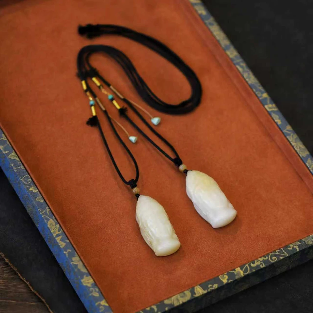 麦麦【起阳】天然和田玉糖料 观音 吊坠 多样性发一