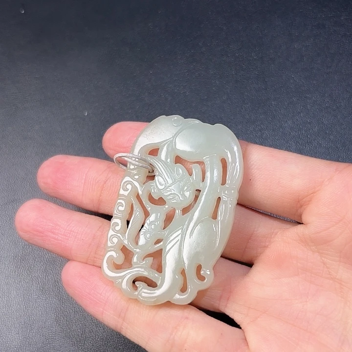 和田玉挂件未镶嵌听*寒