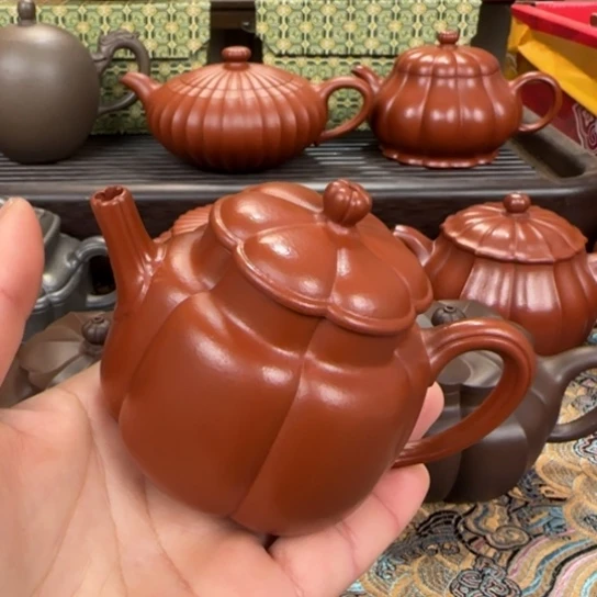 紫砂茶壶赵*生宜兴紫砂繁花