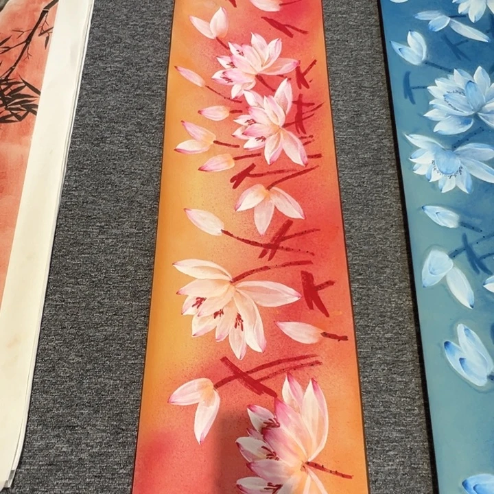 手绘作品全场放大露