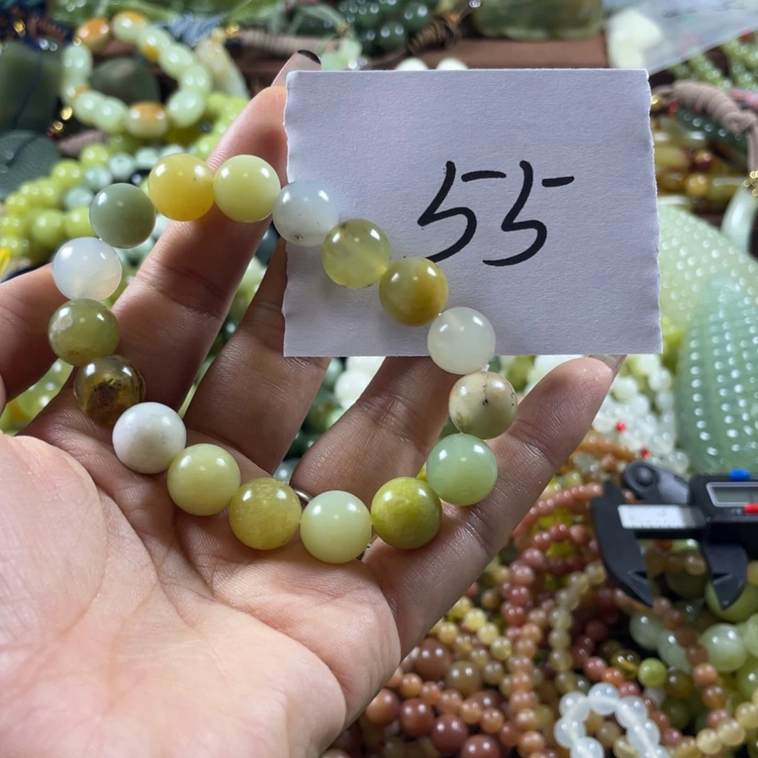 未镶嵌蛇纹石玉手串