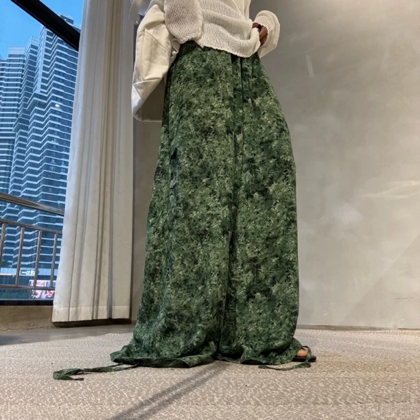 韩国碎花裤猫薄荷宽松夏天凉爽