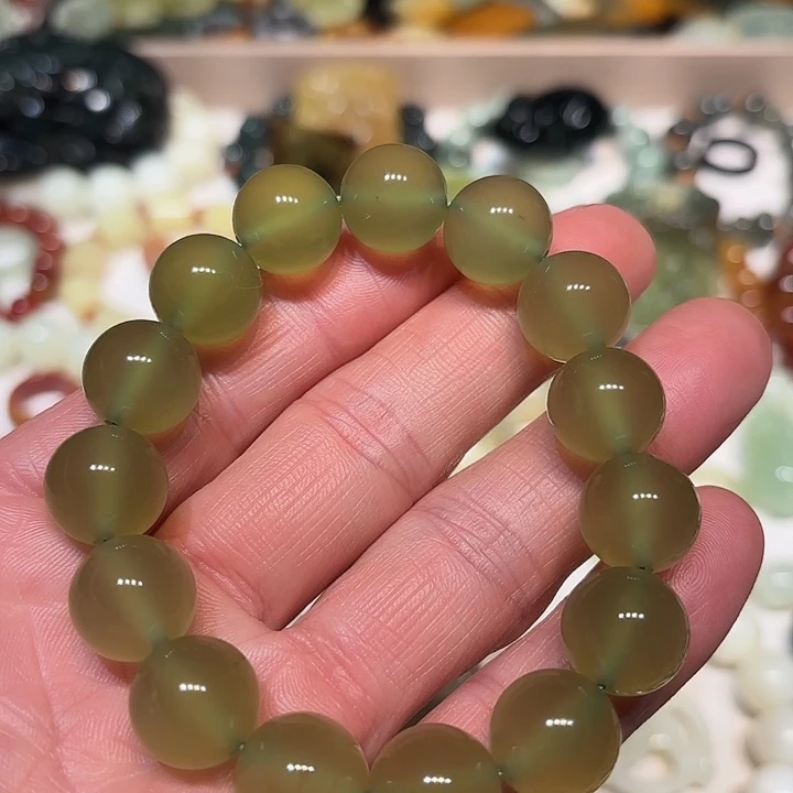 蛇纹石玉未镶嵌手串