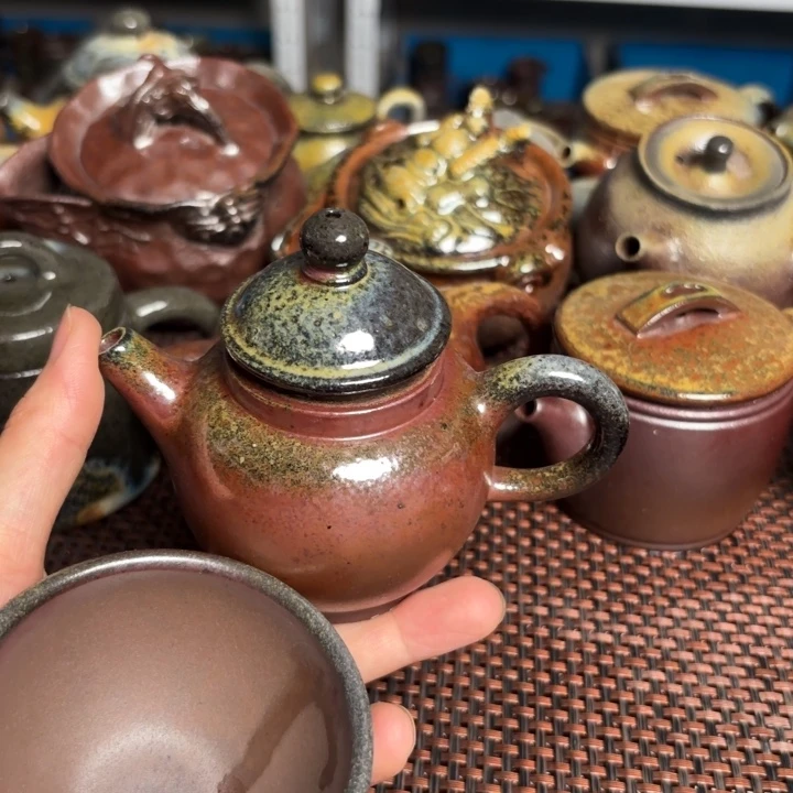 茶杯紫砂巨轮鸡心130