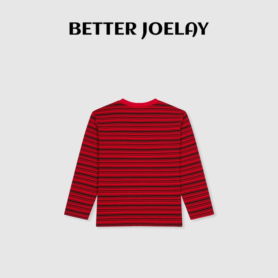 BETTER JOELAY-【红色诱惑】百搭长袖T恤休闲简约宽松个性ZZ3721