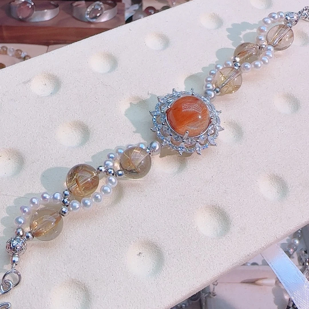 小***臭水晶手链未镶嵌钛晶设计款