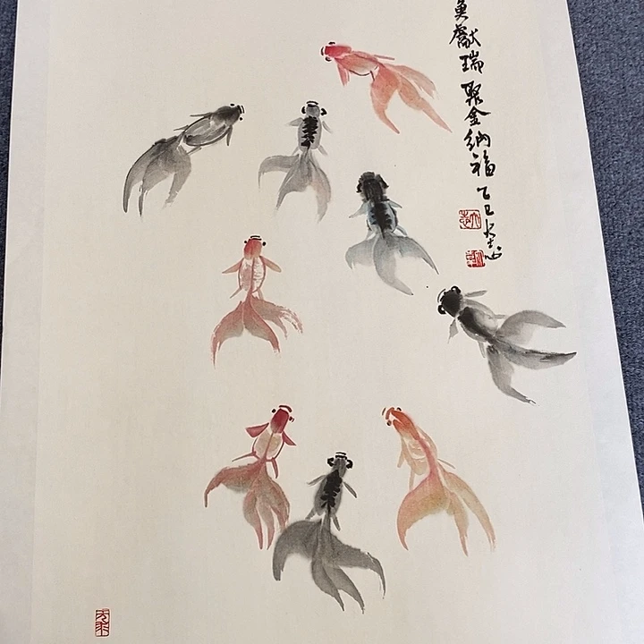 国画纯手绘写意画作45*68