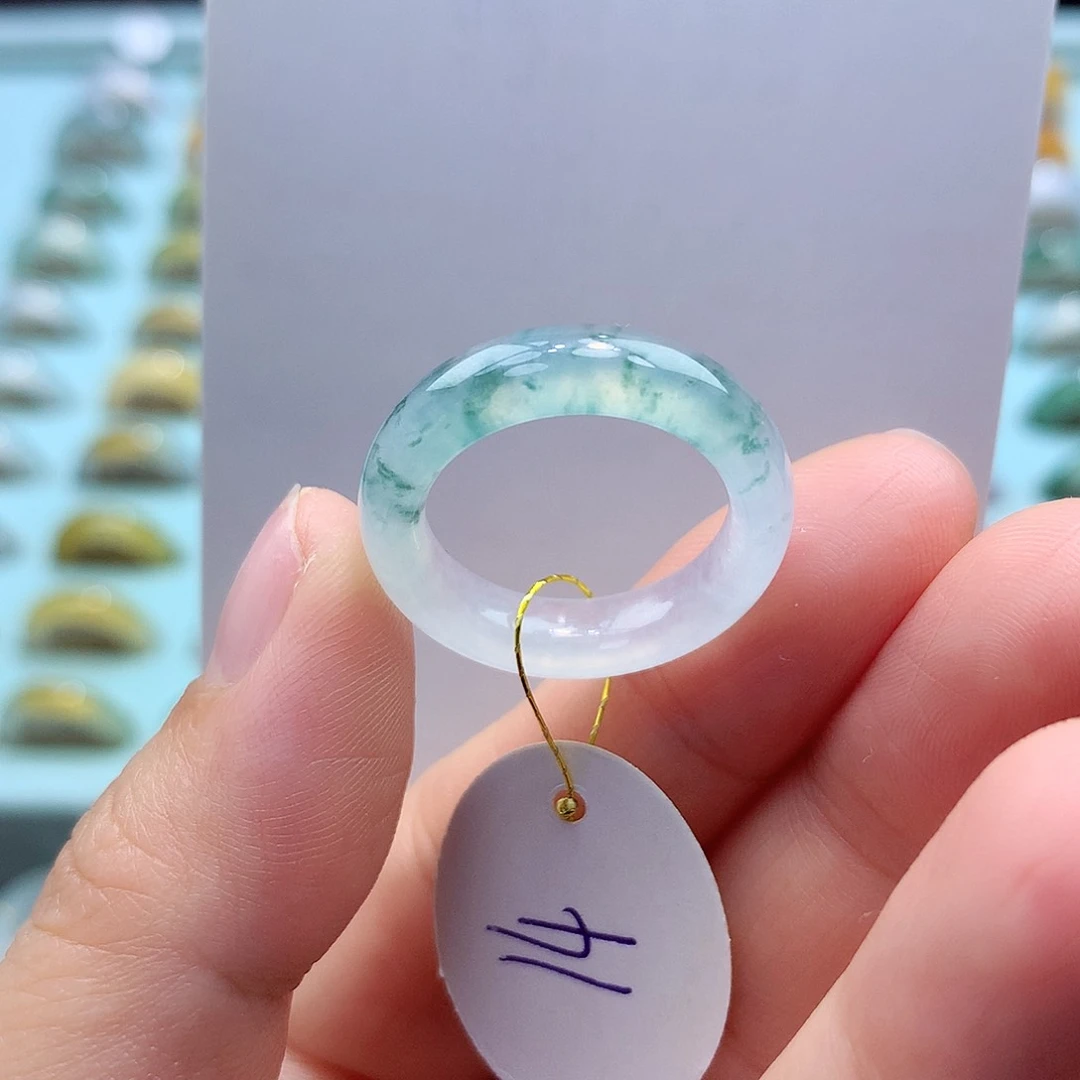 未镶嵌戒指翡翠1415圈