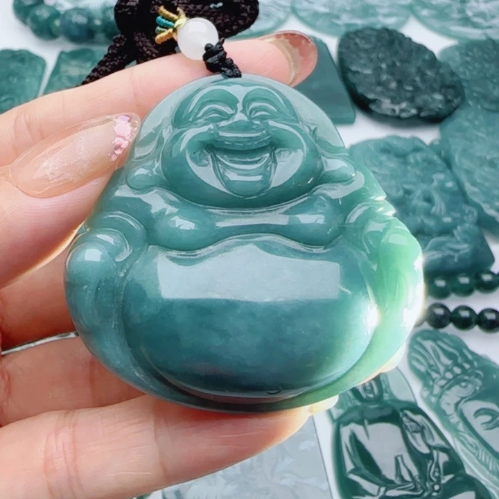 翡翠未镶嵌颈饰多样性发货天然A货翡翠