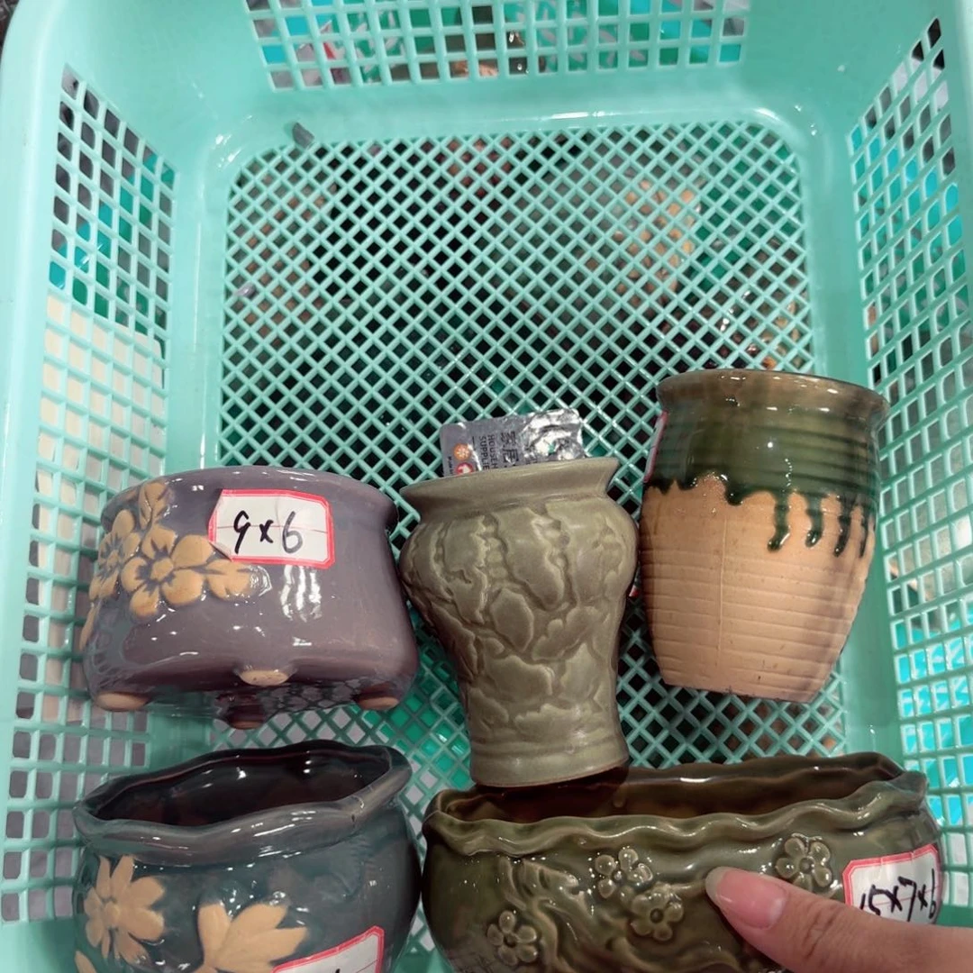 紫砂花盆粗陶盆醋