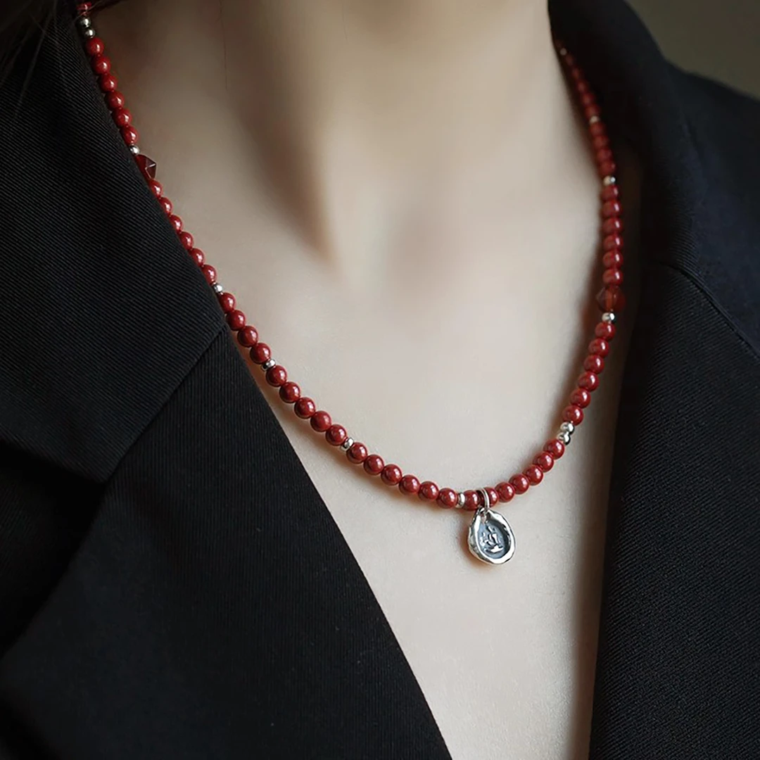 至作 含辰砂工艺品正品朱砂无相自在细手链 本命年多圈女高档礼物