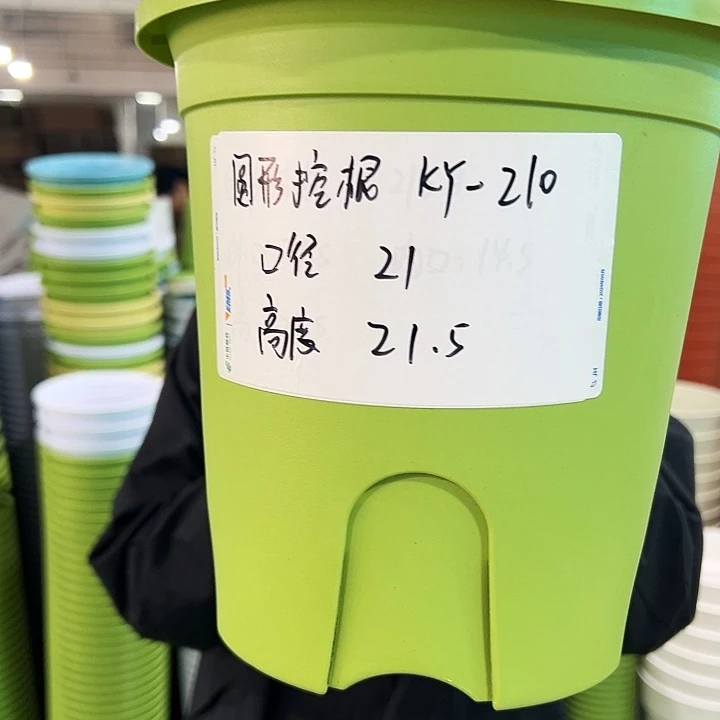 正品圆控口21高21果绿色8个无托