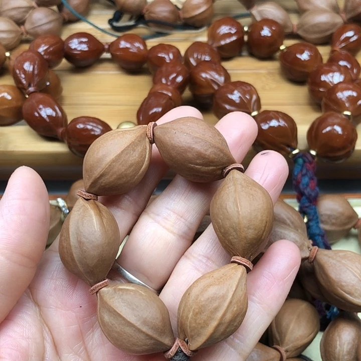 手串橄榄核梅林铁核17 X27手捻