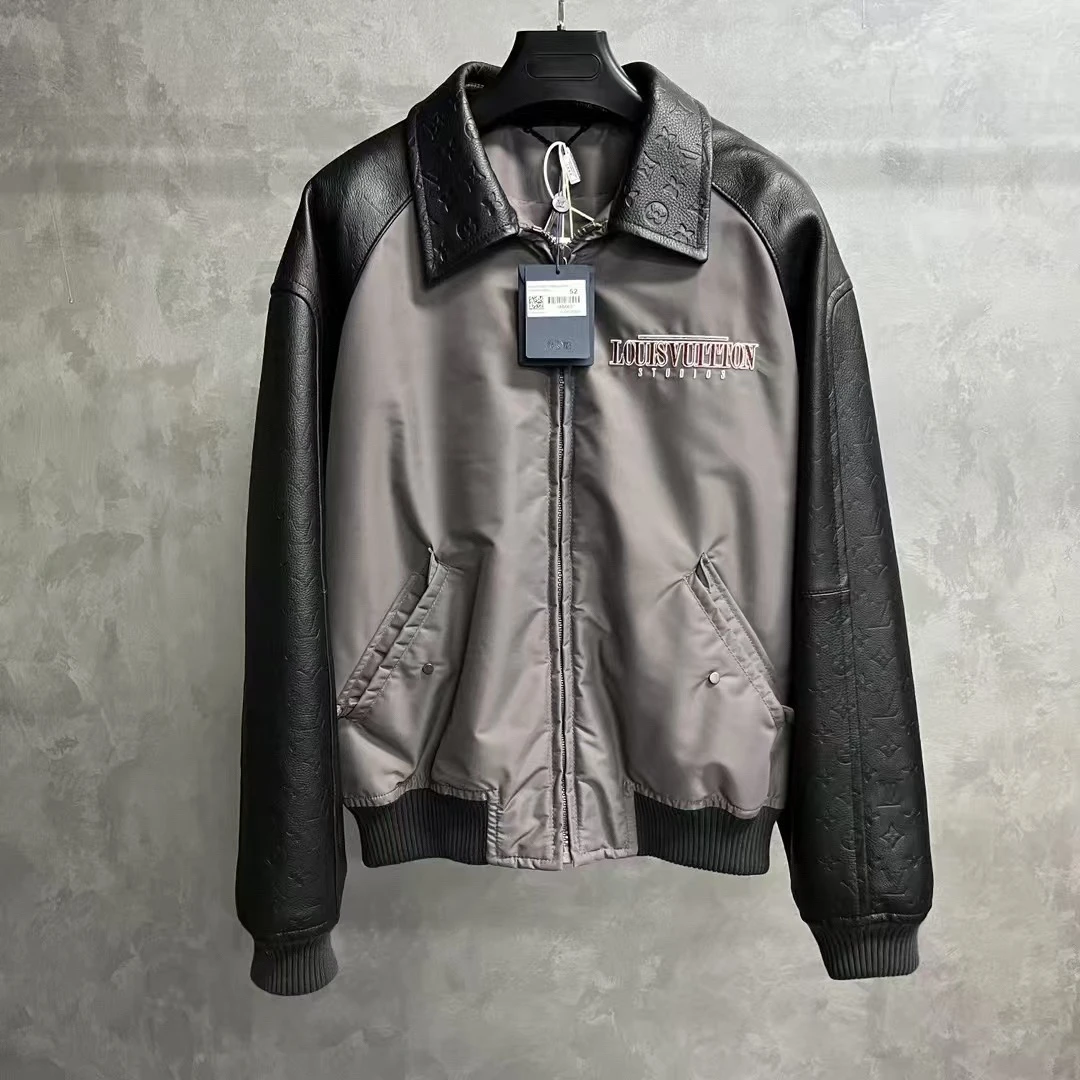 未使用 LouisVuitton/路易威登 压纹印花长袖夹克外套 /52