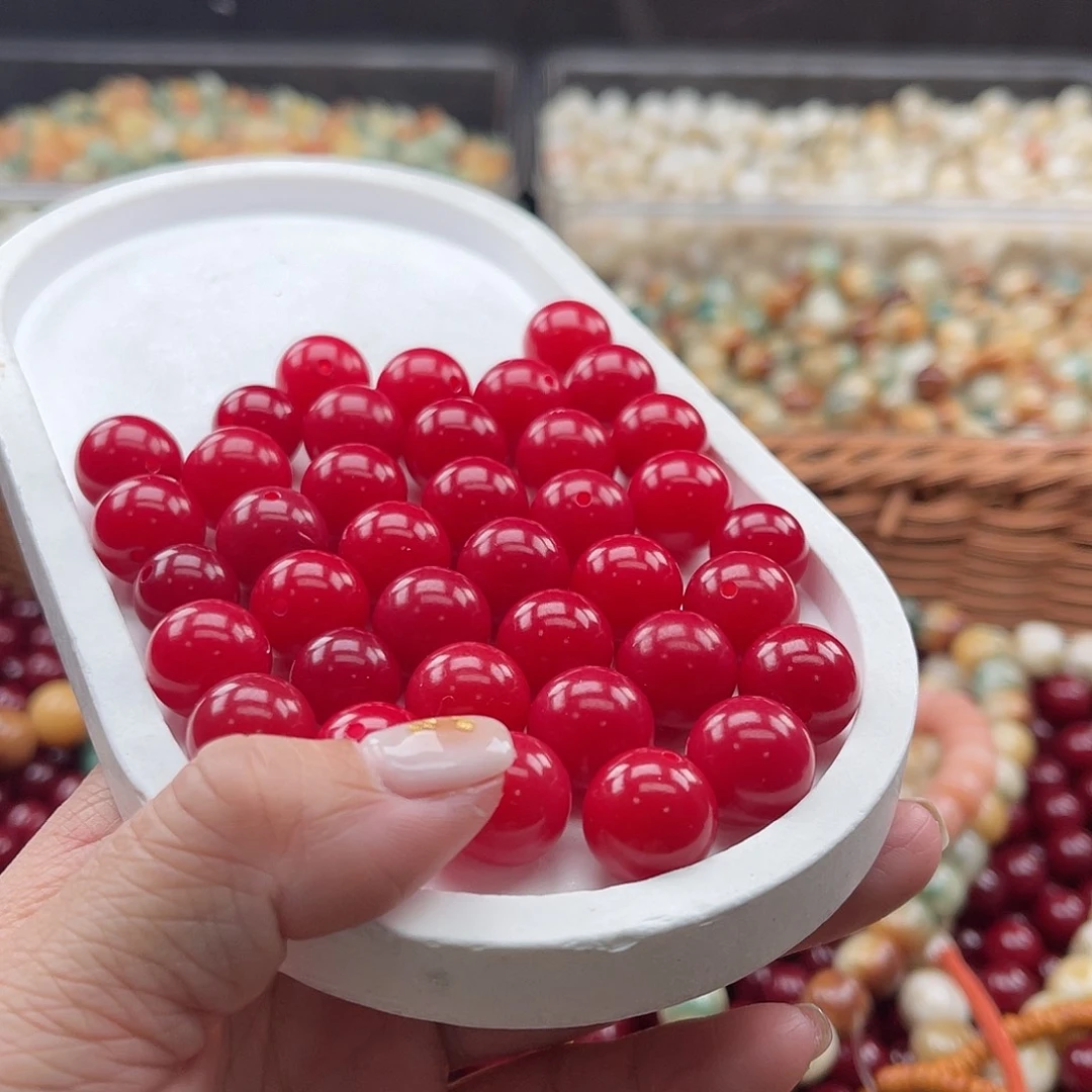 白玉菩提吊坠A/13mm/30+30颗