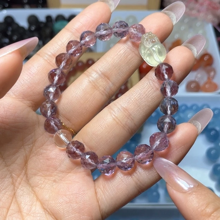 未镶嵌手链水晶紫水