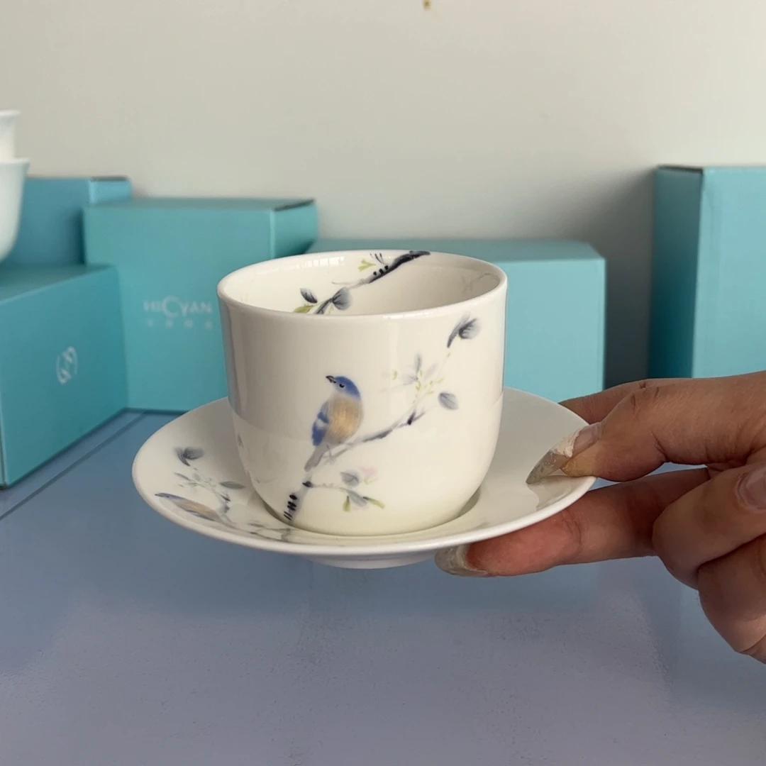 瓷片春风和雀江中杯碟