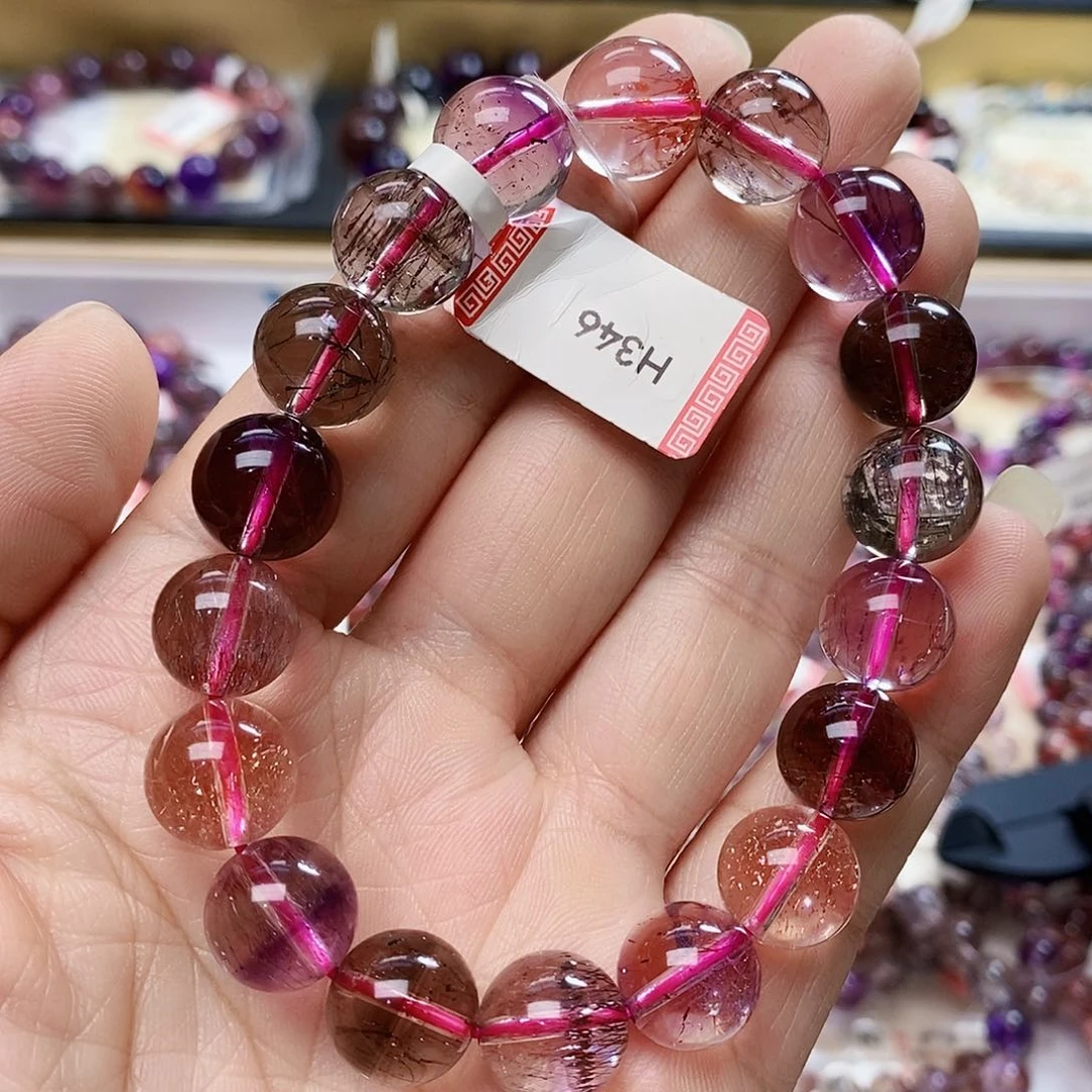 未镶嵌手链水晶12超七全净体H346