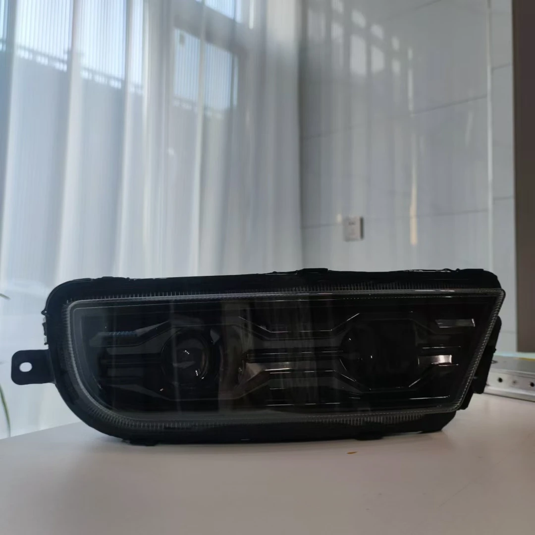 解放J7前雾灯总成led超亮双透镜高低可调改装原厂j7电子防雾大灯