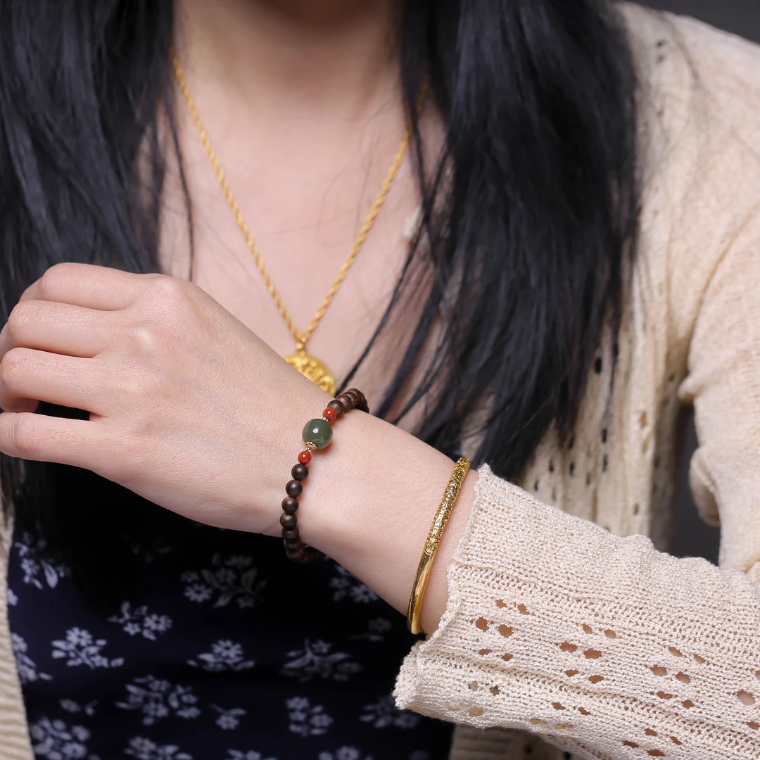 沉香沉香手串0.6单圈时尚简约风手串