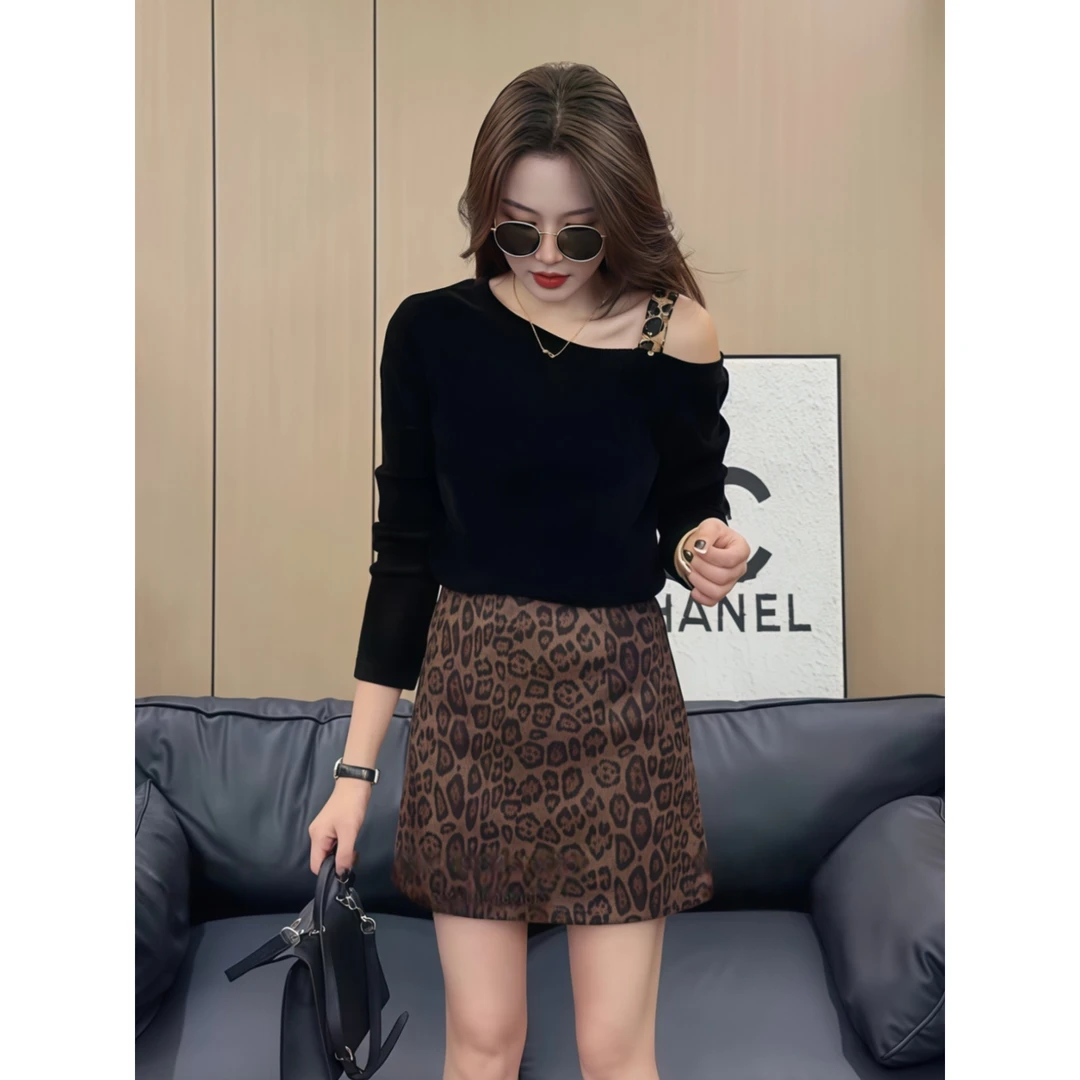 小众设计感斜肩时尚洋气百搭显瘦长袖T恤女2025秋季新款气质上衣