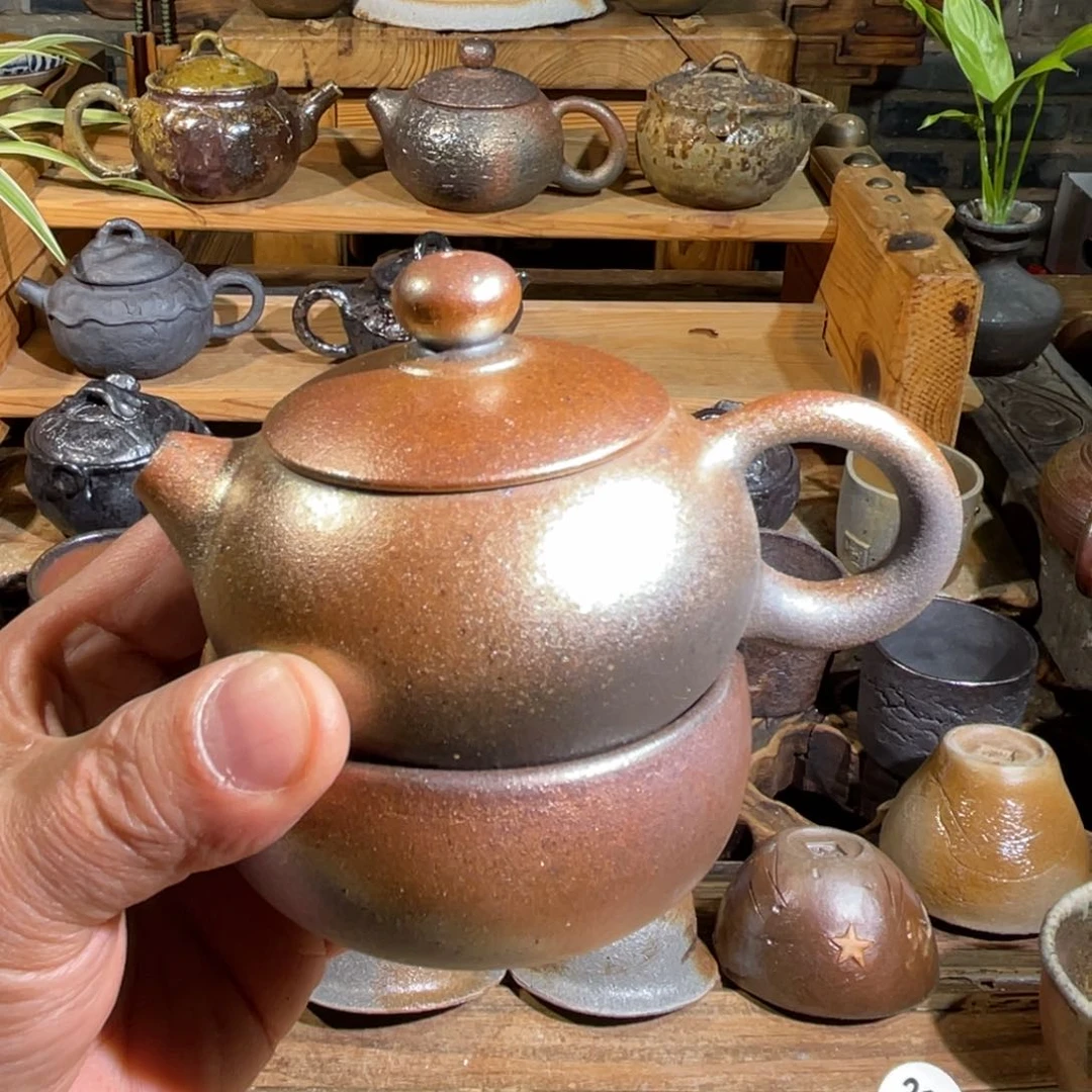 杯小****荐云南陶泥柴烧茶具
