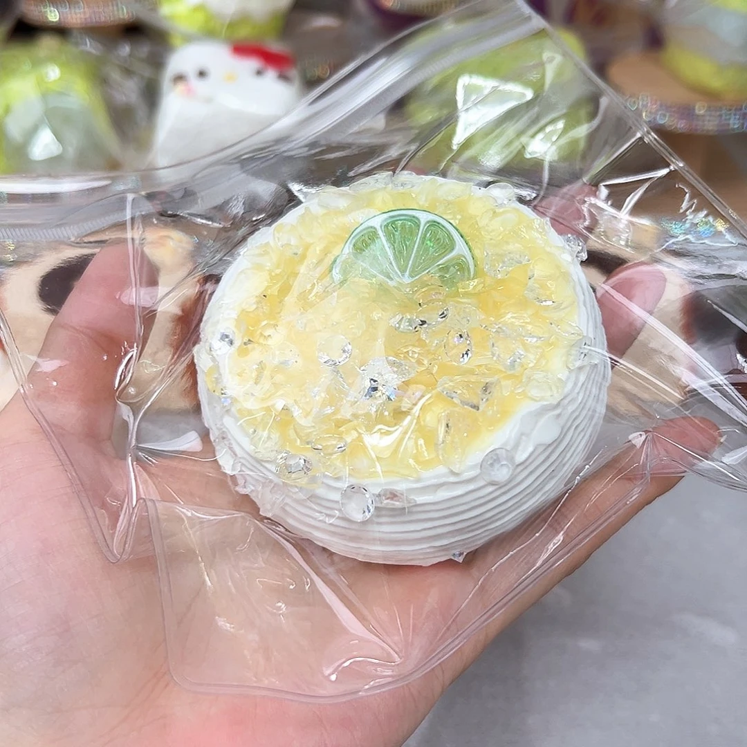 硅胶碎冰冰黄柠檬千层180g