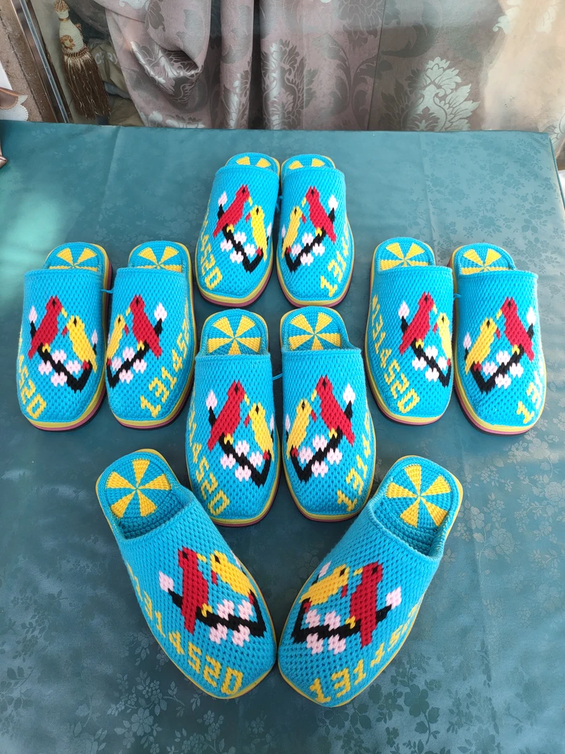 纯手工钩织毛线拖鞋防滑耐磨1314520款拖鞋成品