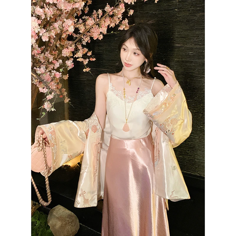 【晨曦专属】静奢风宽松型吊带背心女士内搭2025女春季打底吊带