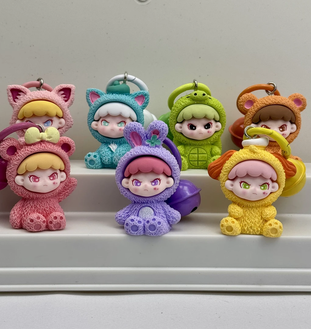 【坐姿动物表姐】许愿➕对碰➕三连➕清台可爱钥匙扣摆件