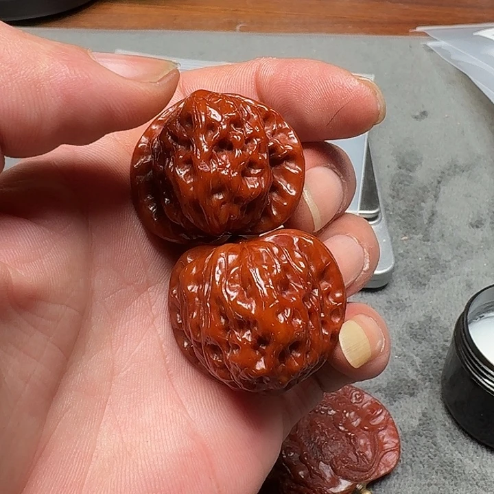 文玩核桃把件028公子帽