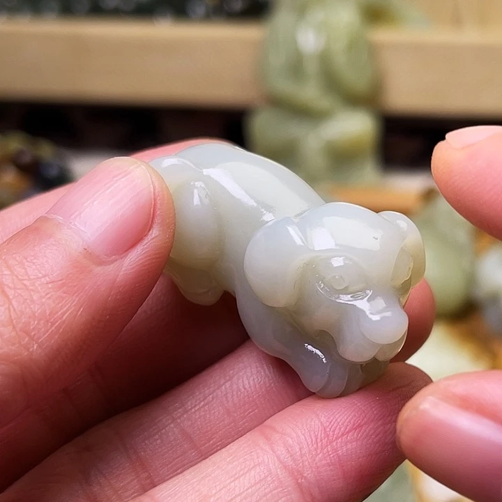 和田玉未镶嵌吊坠(不含链)