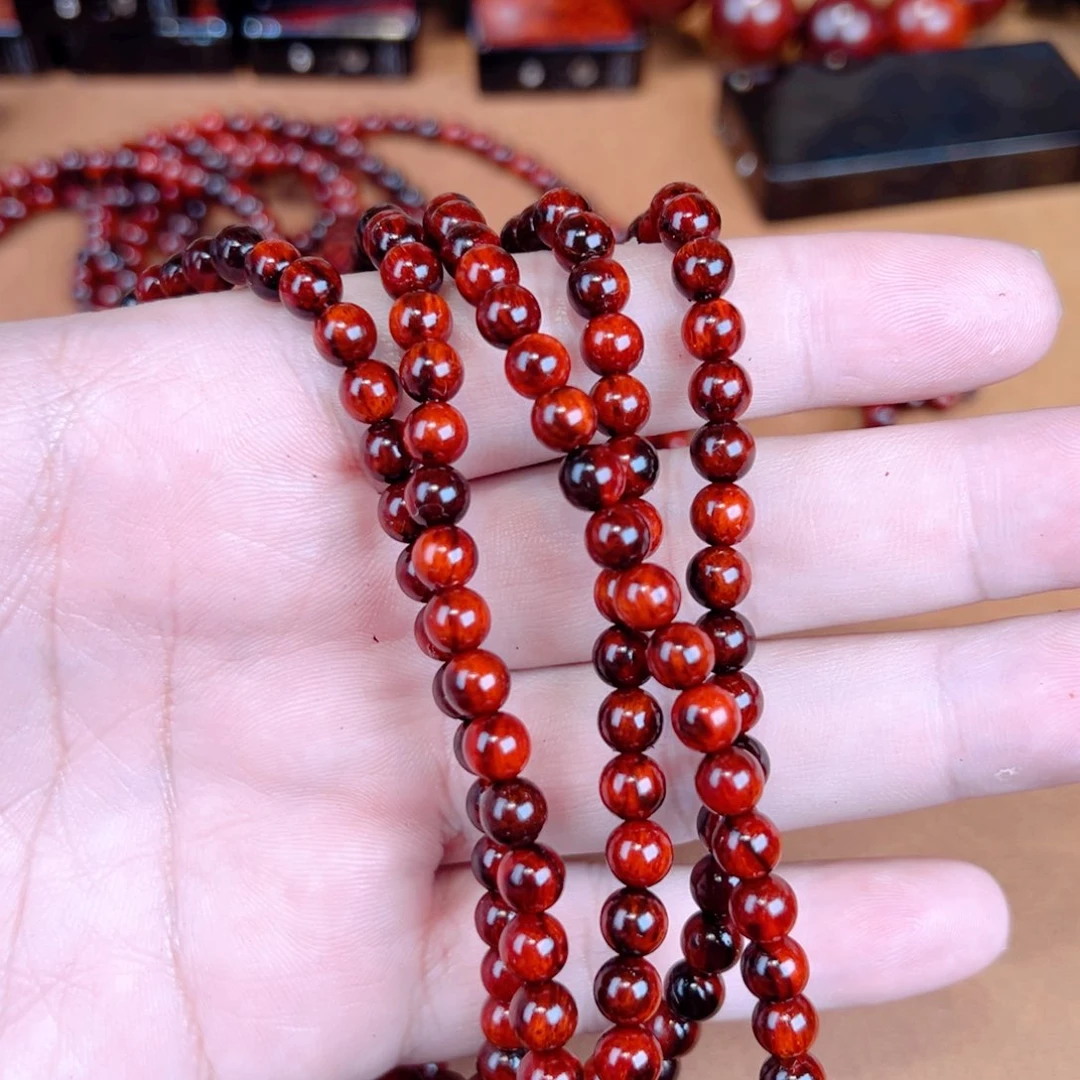 小叶紫檀手串/手链06琴料鳞底金星