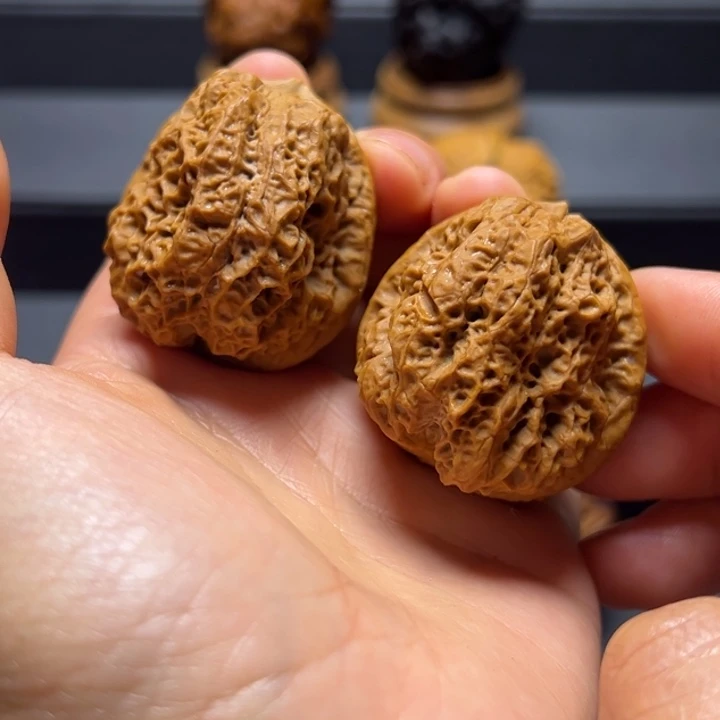 文玩核桃吊坠L骷髅蟾41