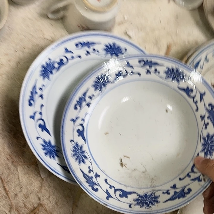 瓷片景德镇陶瓷两个