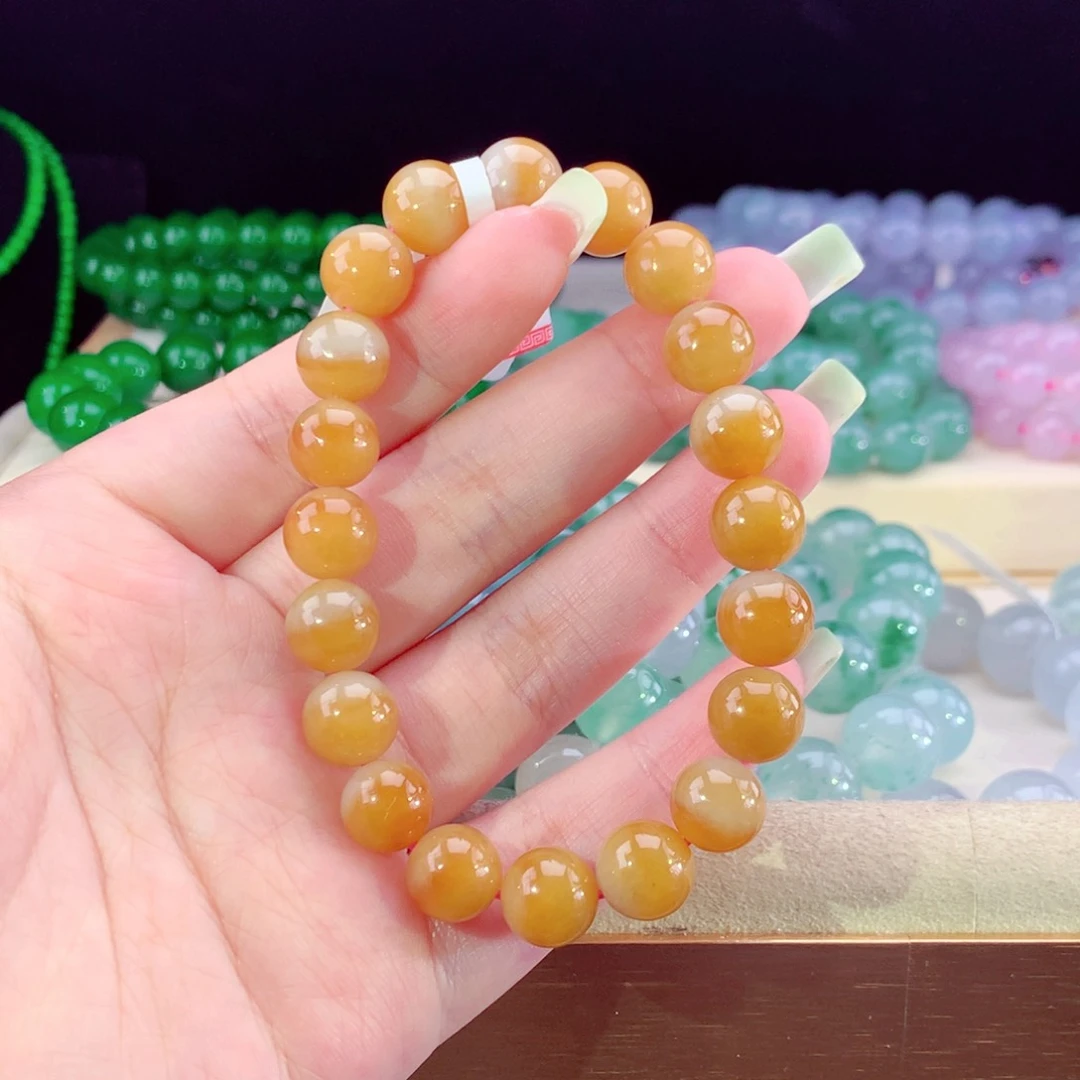 未镶嵌手串翡翠天然