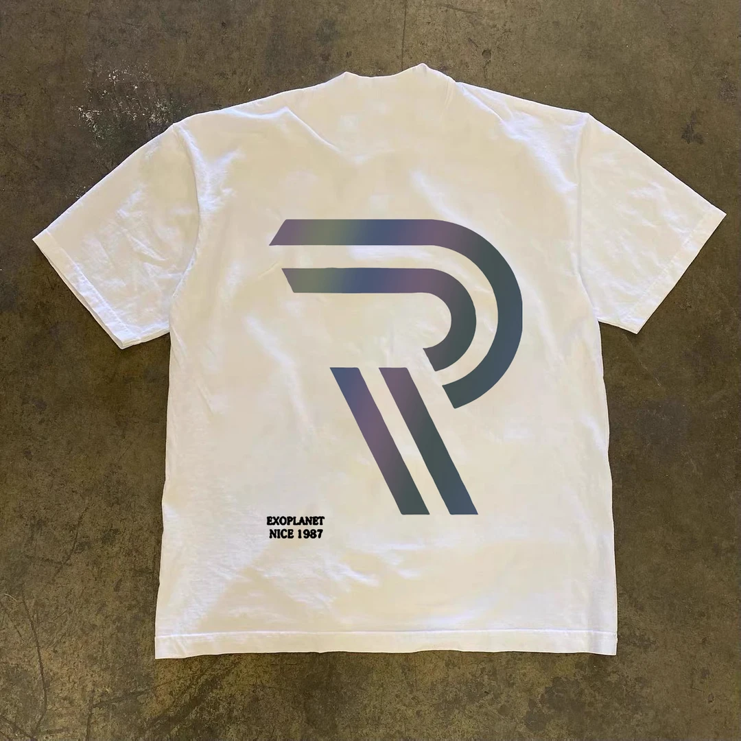 美式纯棉短袖t恤男士2025新款夏季潮流青年帅气印花休闲上衣体恤