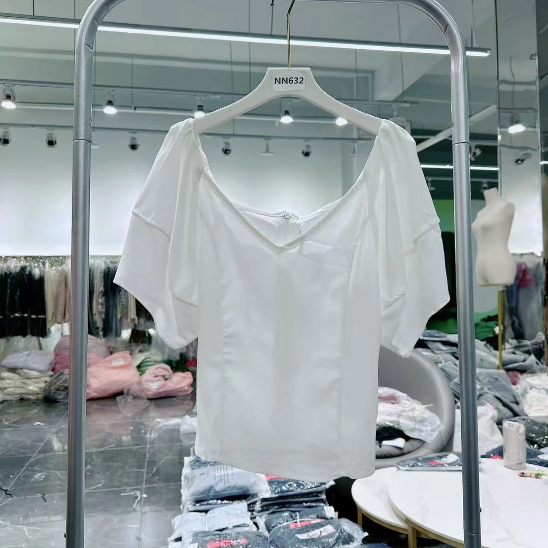 【ONE】NN632-时尚小衫显瘦气质白色休闲百搭