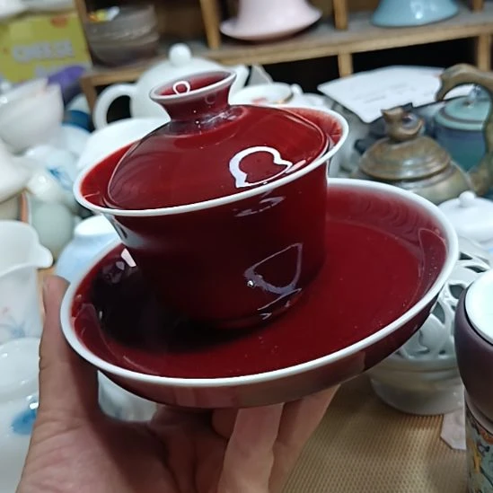 瓷片茶具直播，一单包邮