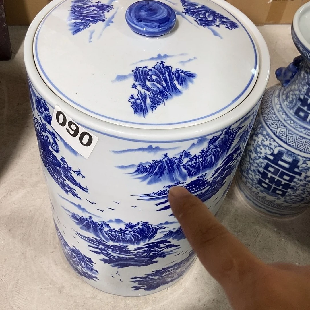 瓷片景德镇陶瓷罐090
